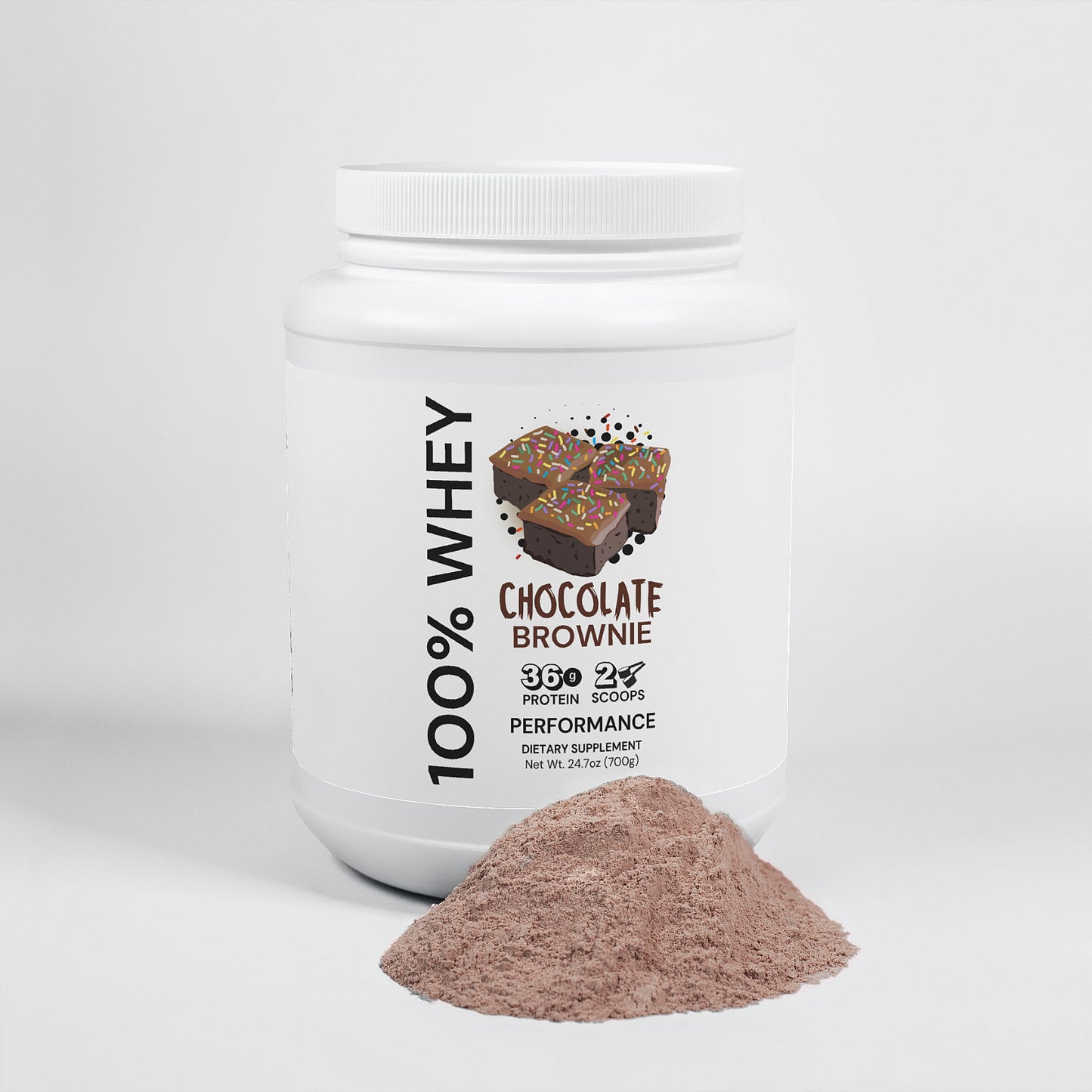 100% Whey Protein Isolate (Chocolate Brownie)