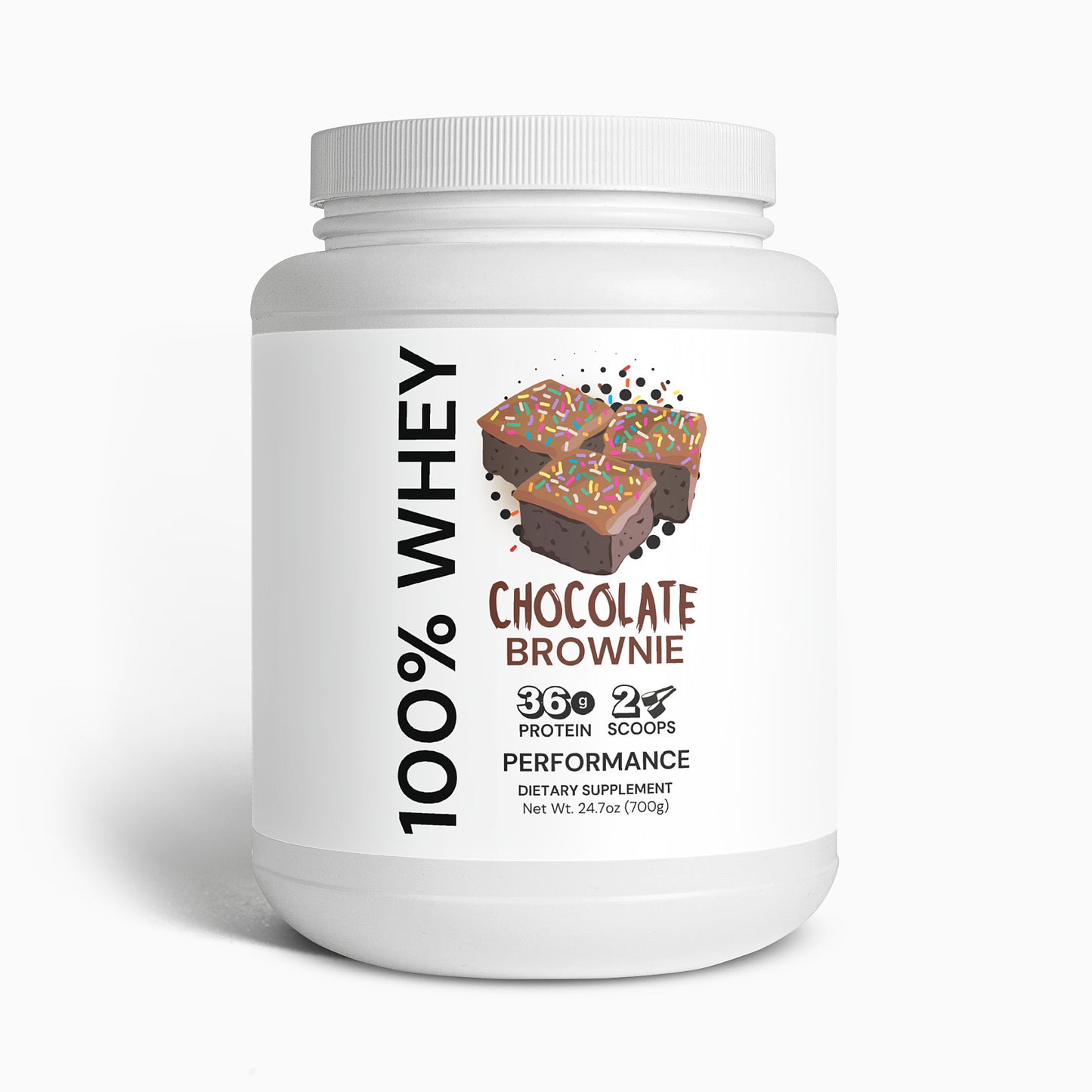 100% Whey Protein Isolate (Chocolate Brownie)